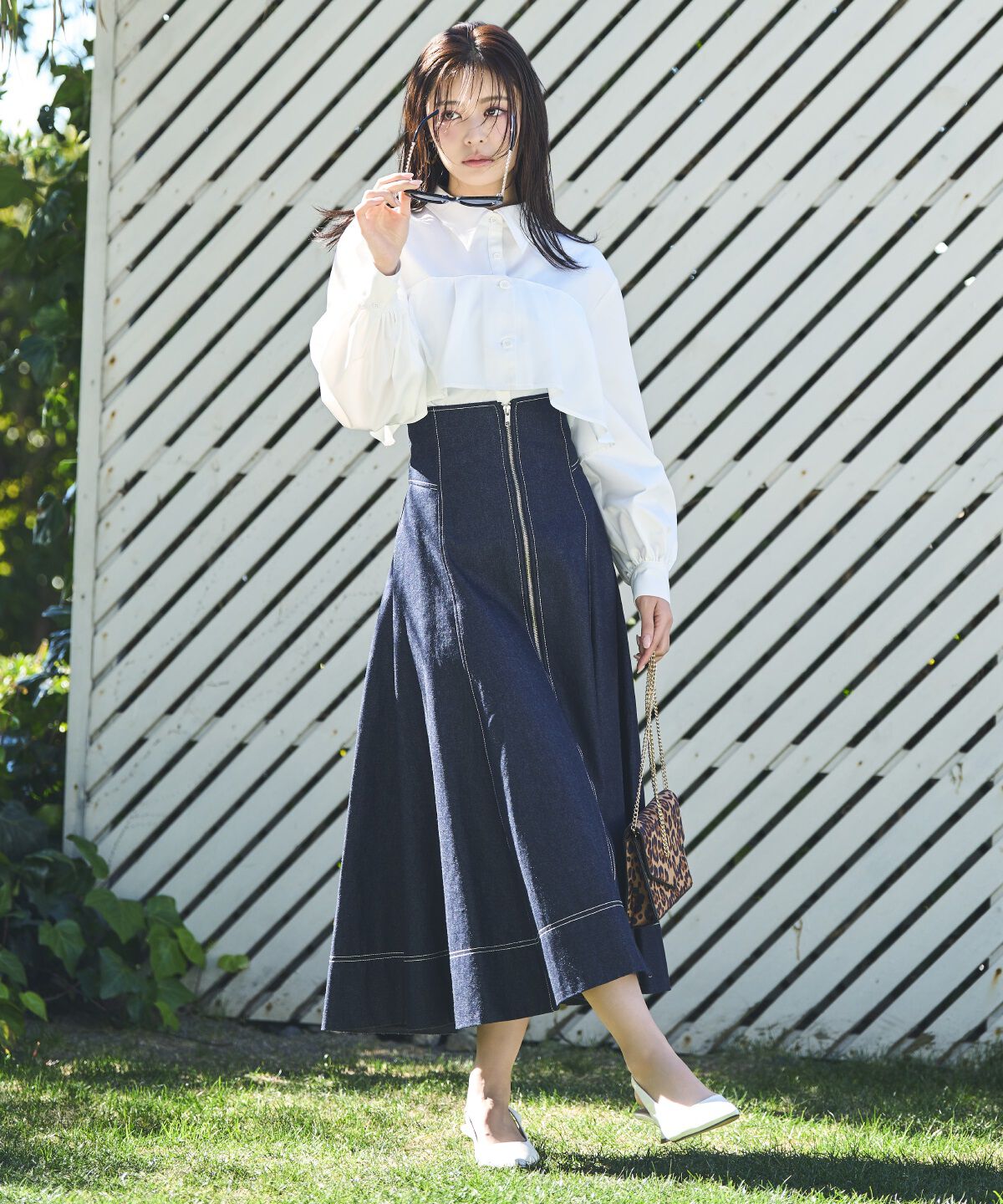 アンドクチュール「ヨークデザインタックシャツ」|シャツ・ブラウス|