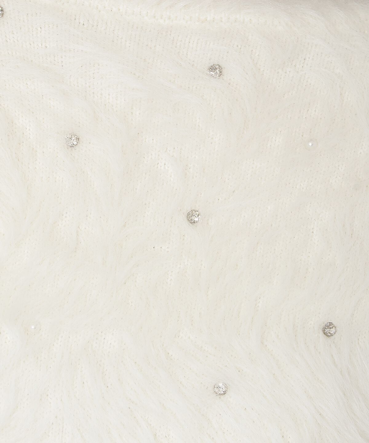 アンドクチュール「ビジューフェザーニットプルオーバー」|ニット・セーター|