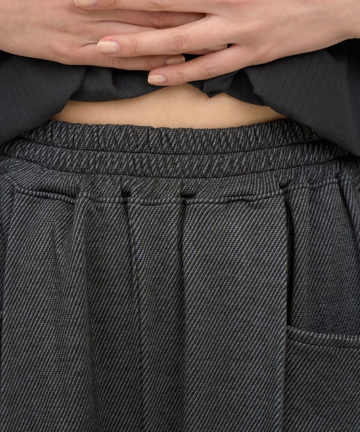 アンドクチュール「カットツイルポケットタックパンツ」|その他|