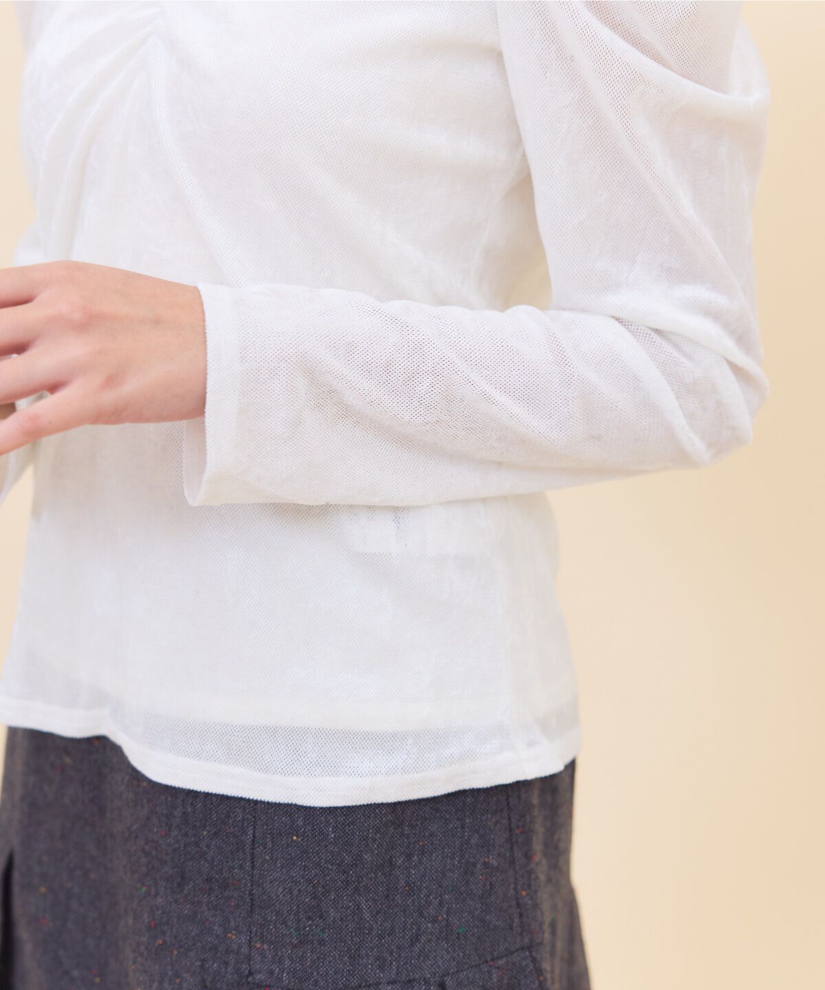 REDYAZEL「ベロアチュールトップス」|Tシャツ・カットソー|