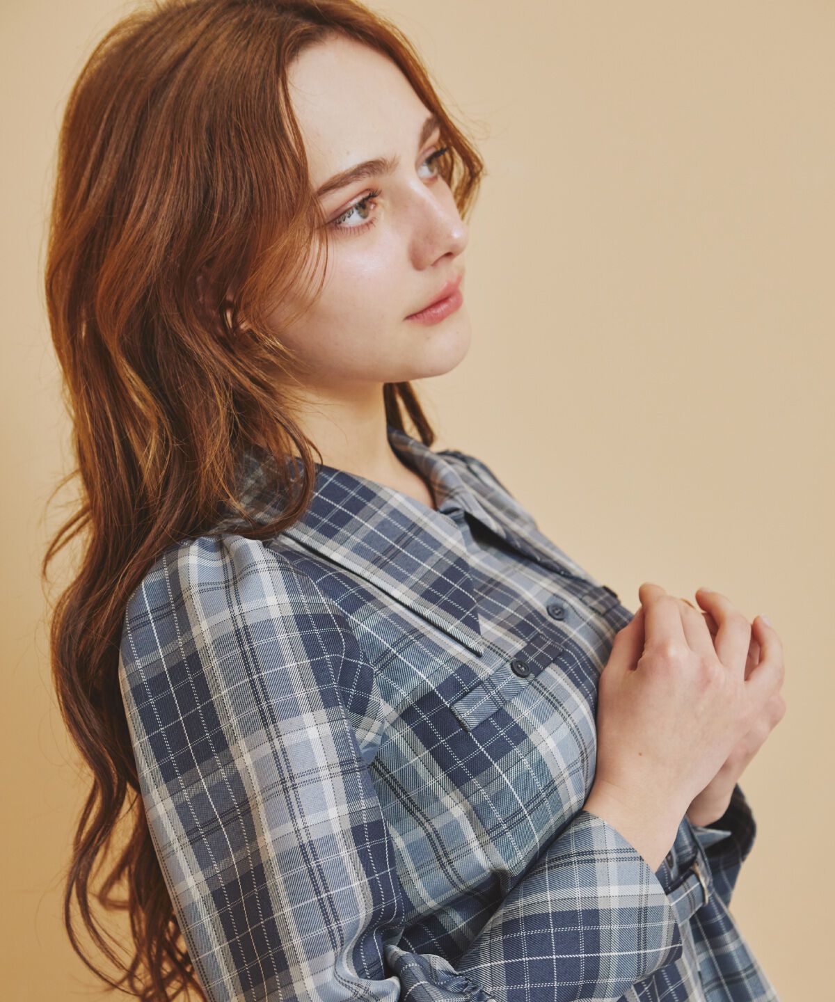 REDYAZEL「チェックミニシャツワンピース」|ワンピース|