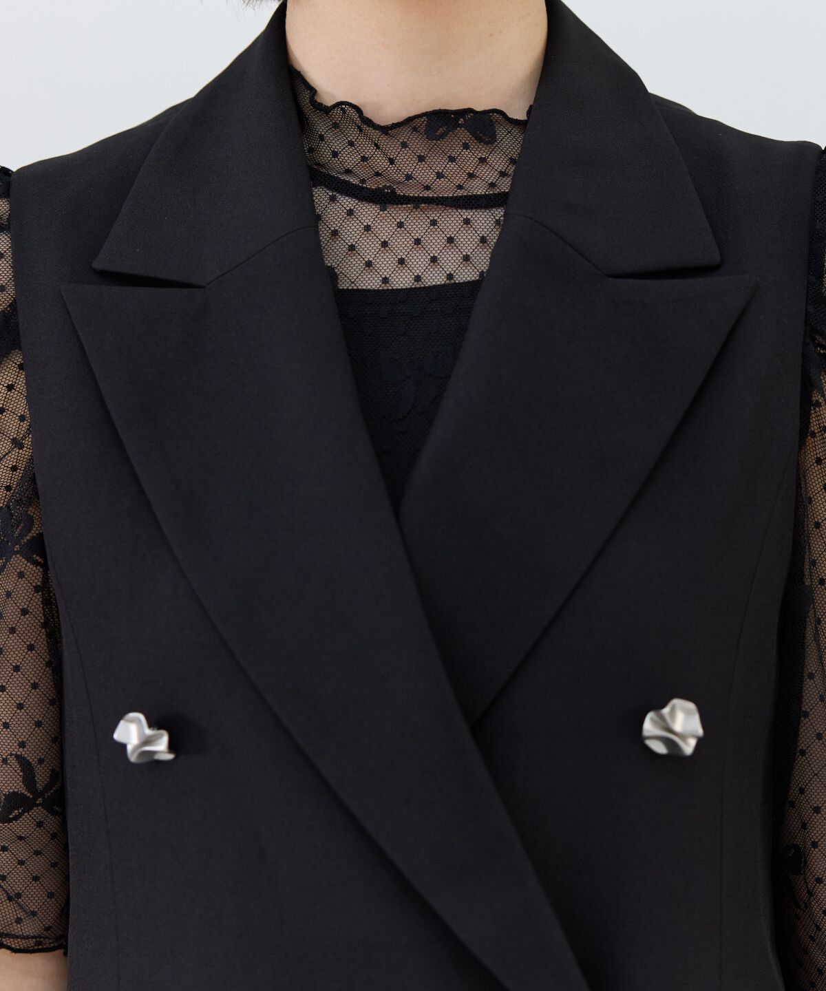 REDYAZEL「バックオープンベスト&times;フレアミニスカートセットアップ」|ワンピース|