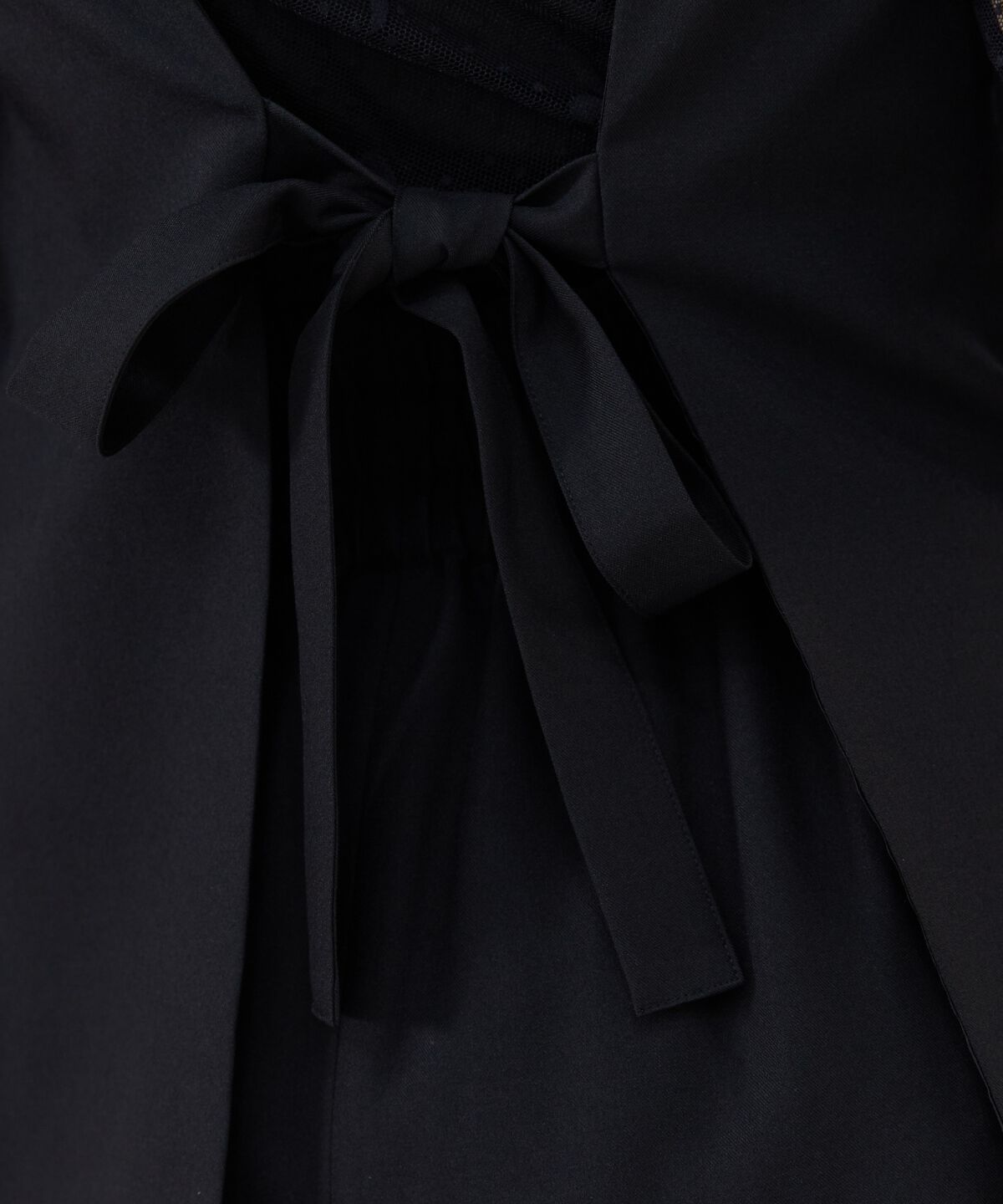 REDYAZEL「バックオープンベスト&times;フレアミニスカートセットアップ」|ワンピース|