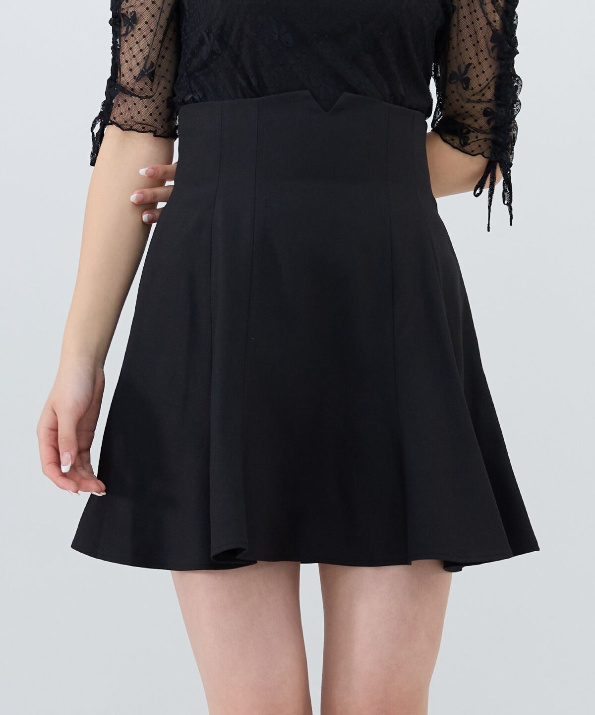 REDYAZEL「バックオープンベスト&times;フレアミニスカートセットアップ」|ワンピース|