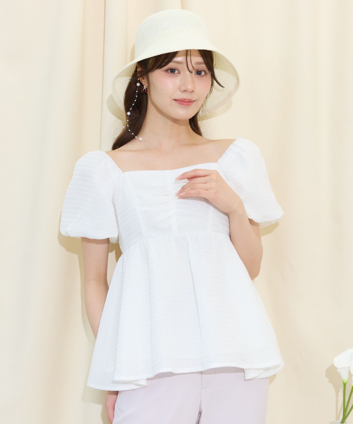 WILLSELECTION「2WAYペプラムブラウス」|シャツ・ブラウス|