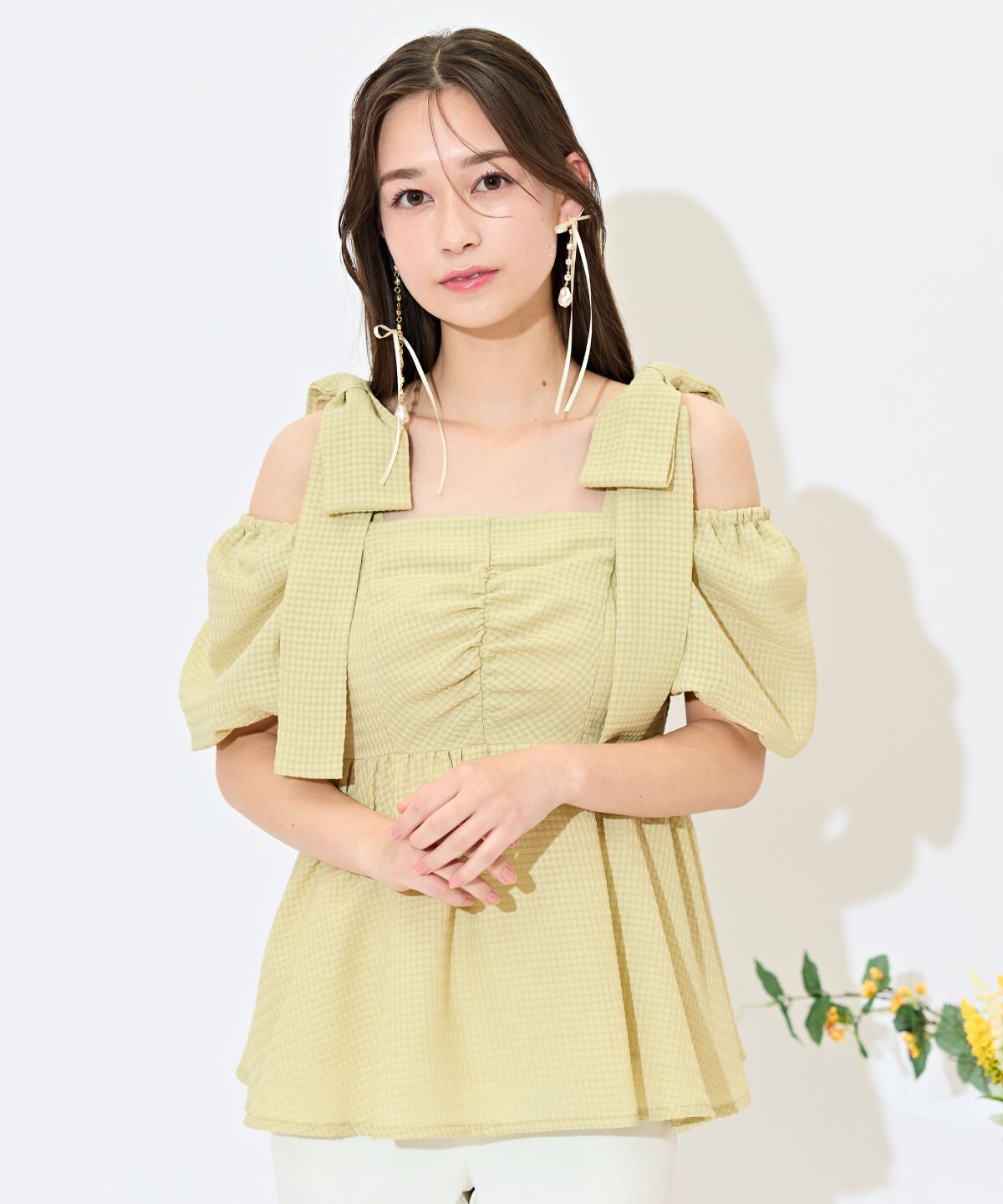 WILLSELECTION「2WAYペプラムブラウス」|シャツ・ブラウス|