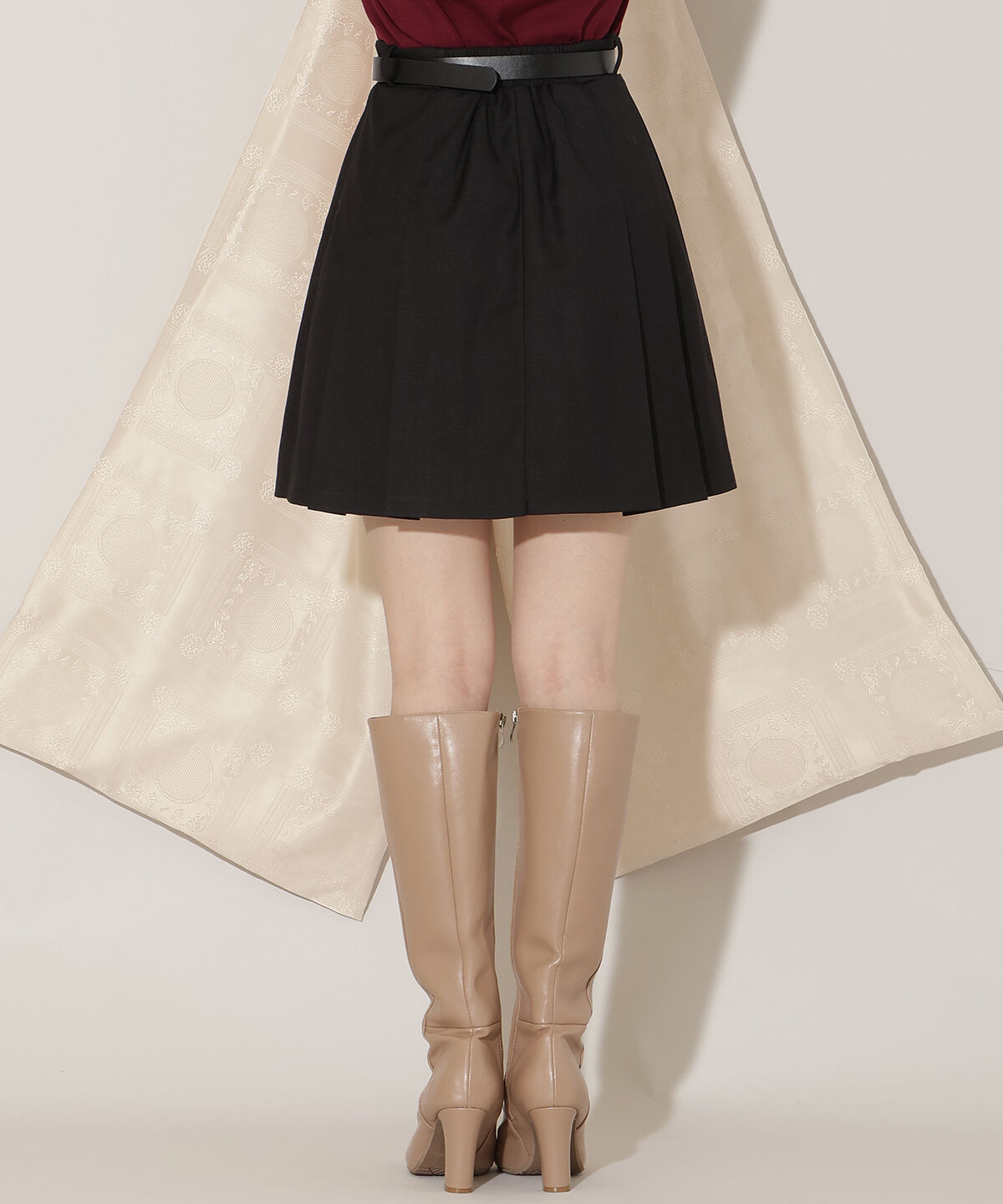 WILLSELECTION「ベルト付きプリーツミニスカート」|スカート|