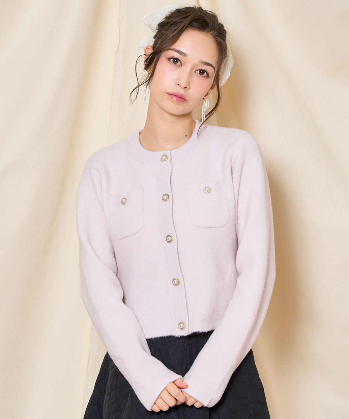 WILLSELECTION「モヘアライクニットジャケット」|カーディガン|