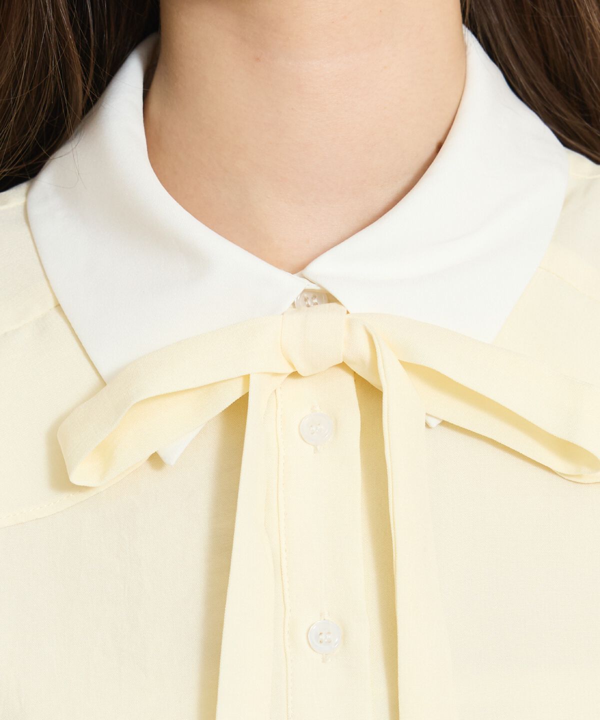 WILLSELECTION「ラッフルパフスリーブシャツワンピース」|ワンピース|