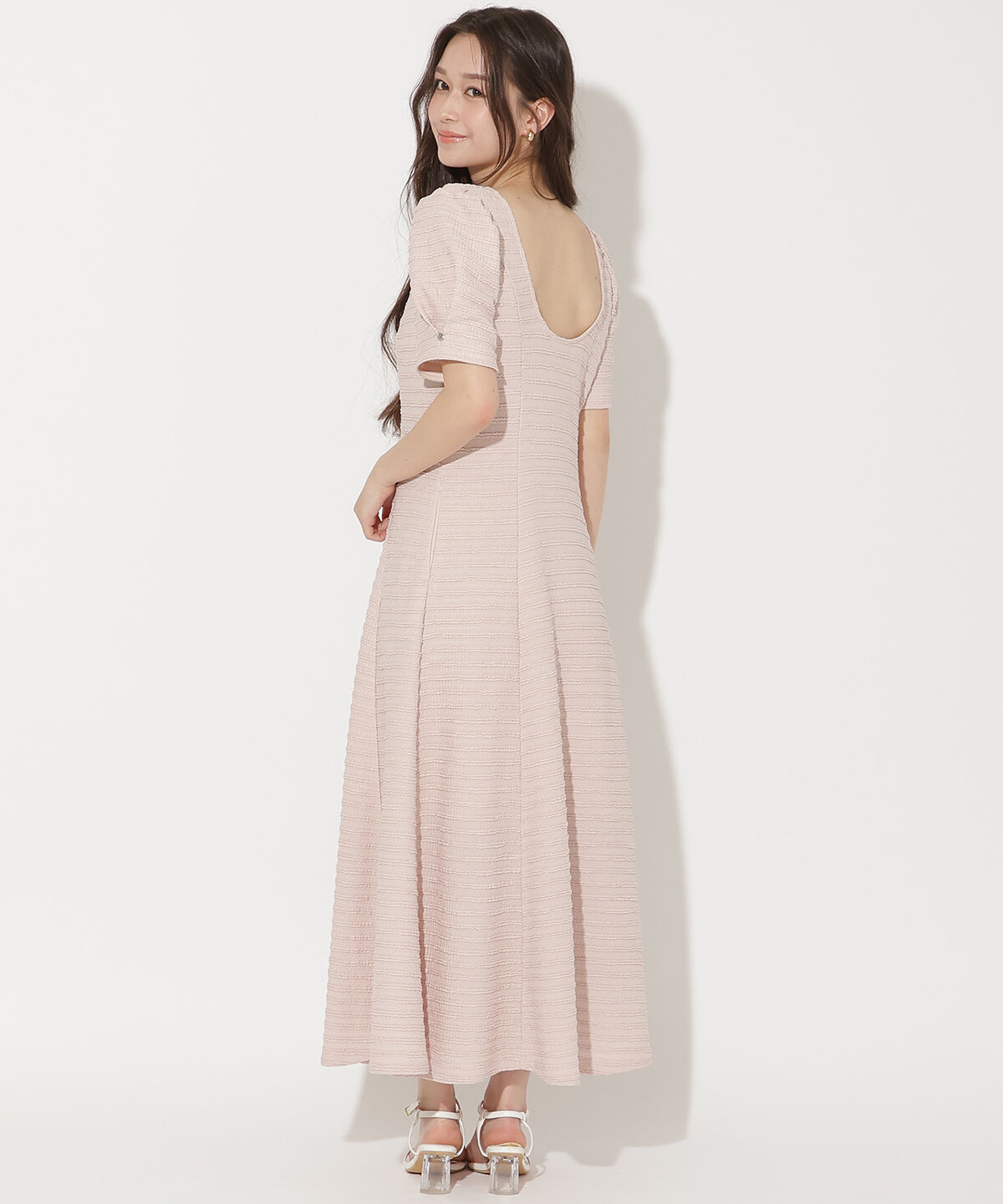 WILLSELECTION「バックオープンフレアカットワンピース」|ワンピース|