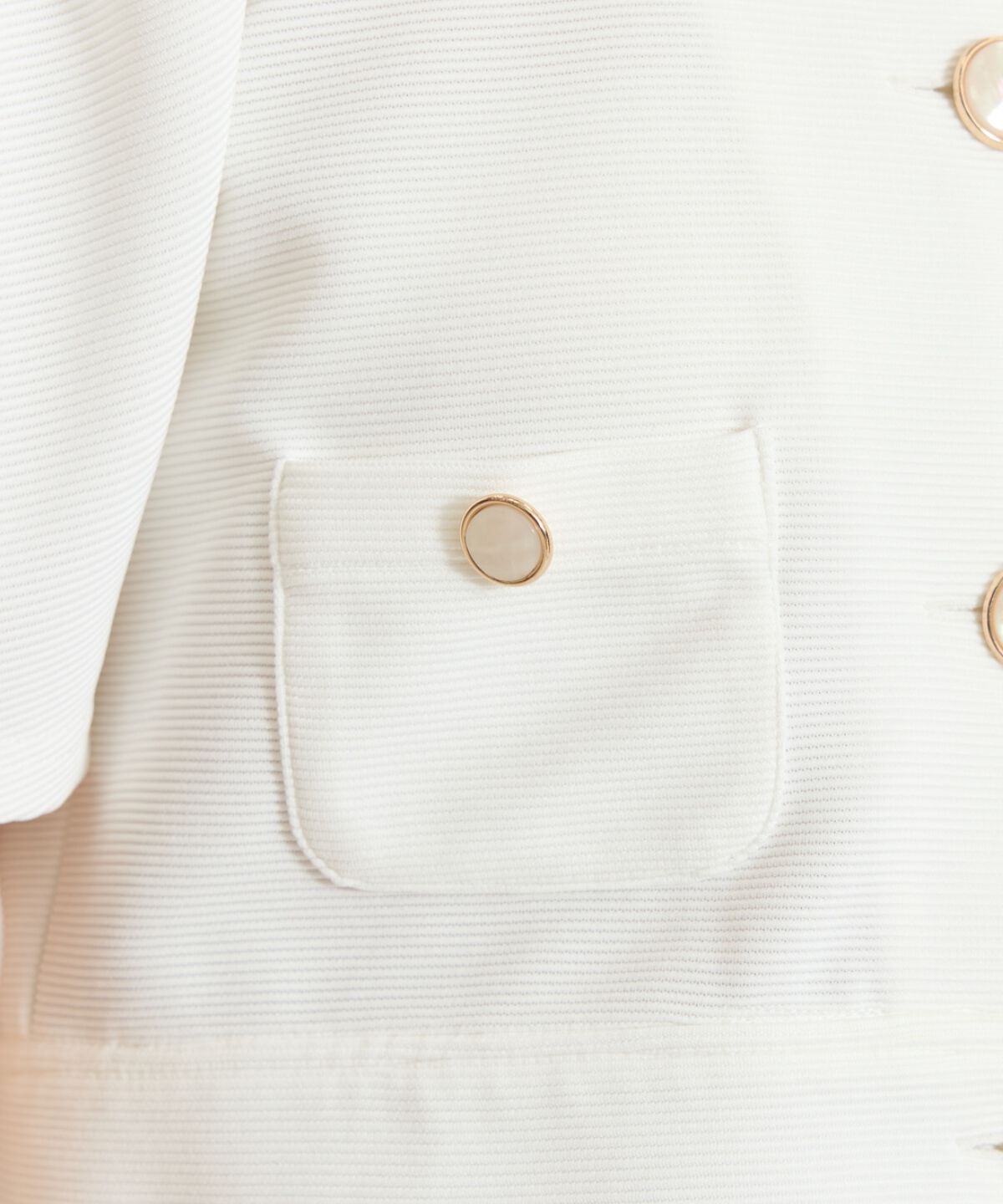 WILLSELECTION「ノーカラーポンチジャケット」|ノーカラージャケット|