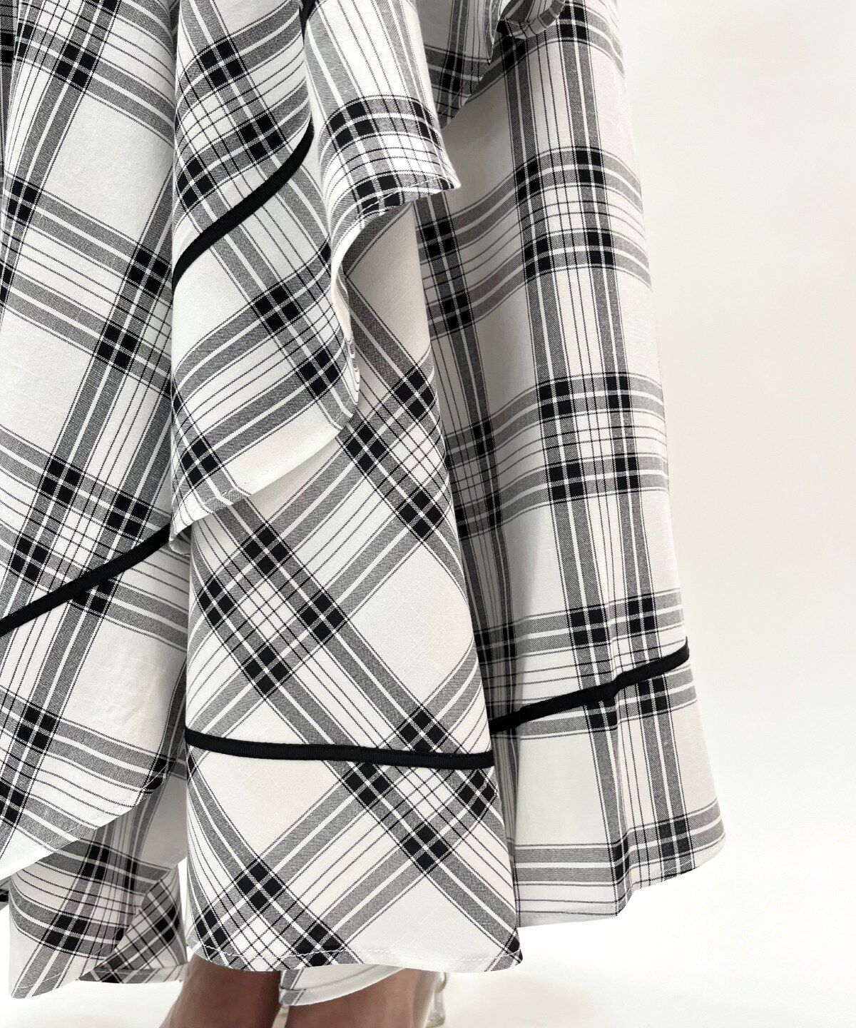 WILLSELECTION「ベルト付きハンカチヘムスカート」|フレア|