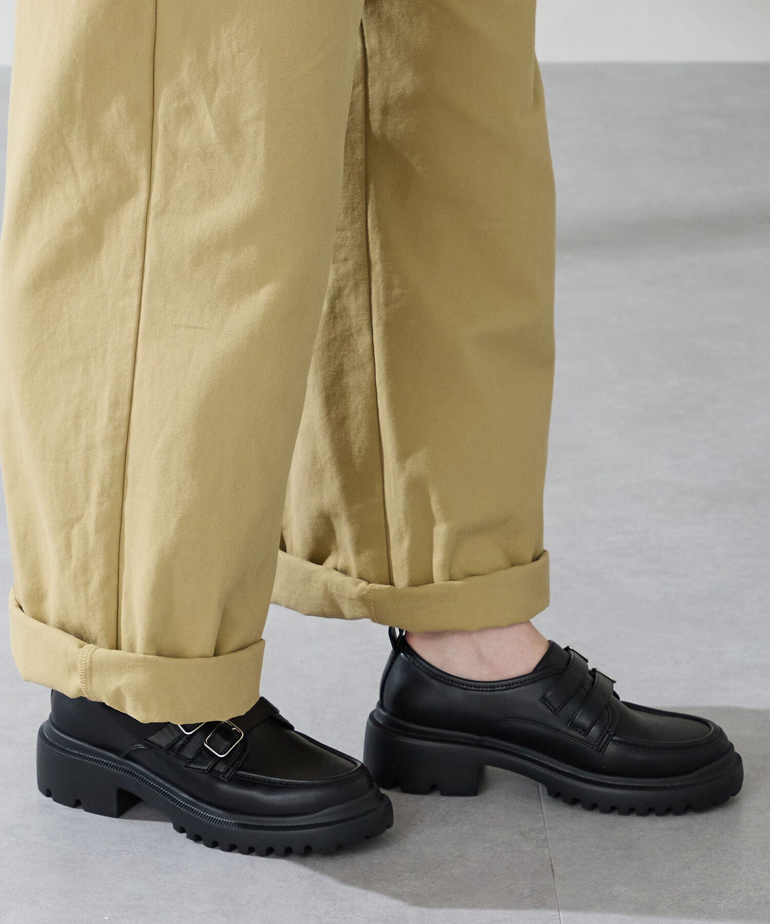 ORiental TRaffic「ダブルベルト厚底シューズ/51313」|スニーカー|