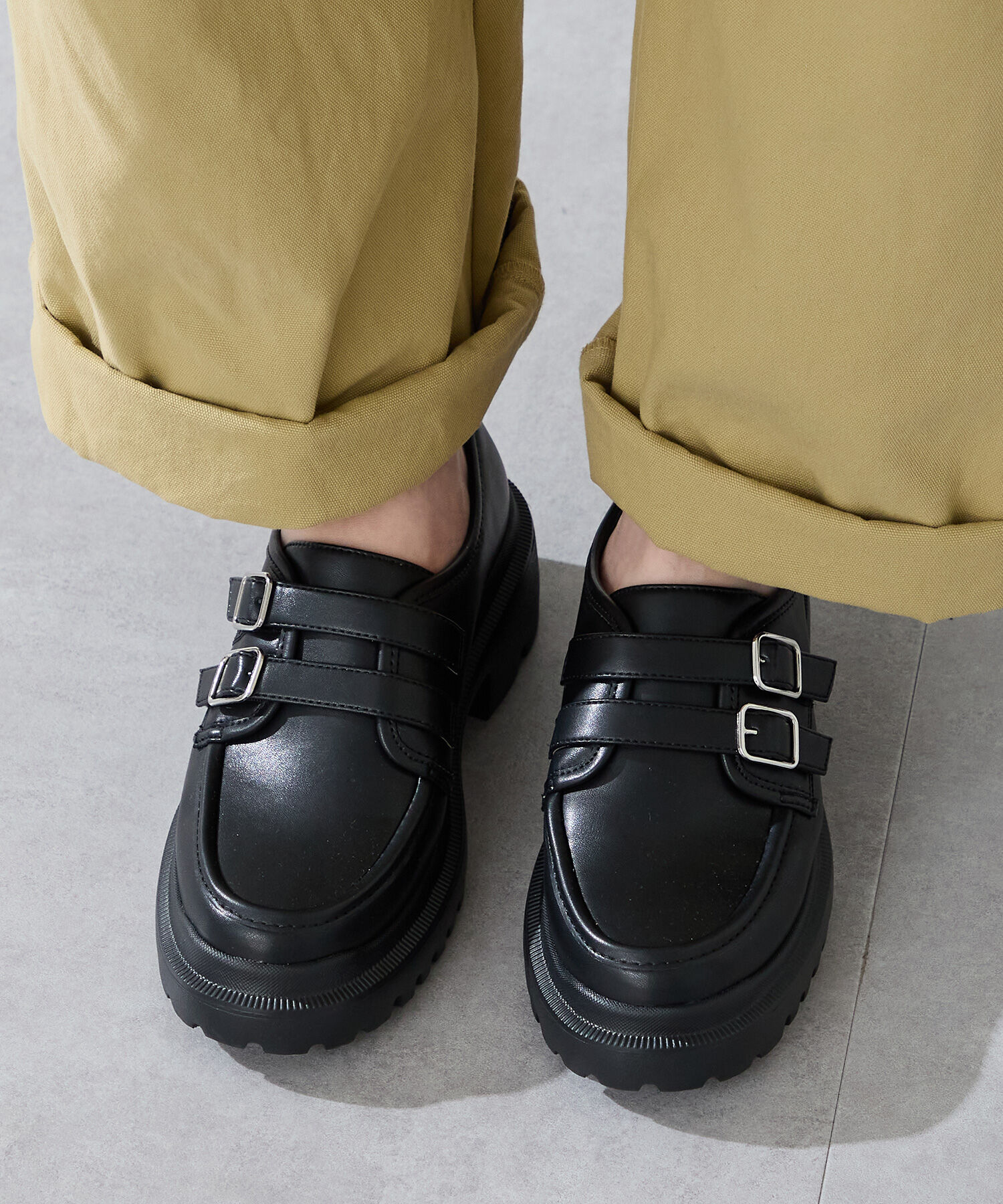 ORiental TRaffic「ダブルベルト厚底シューズ/51313」|スニーカー|