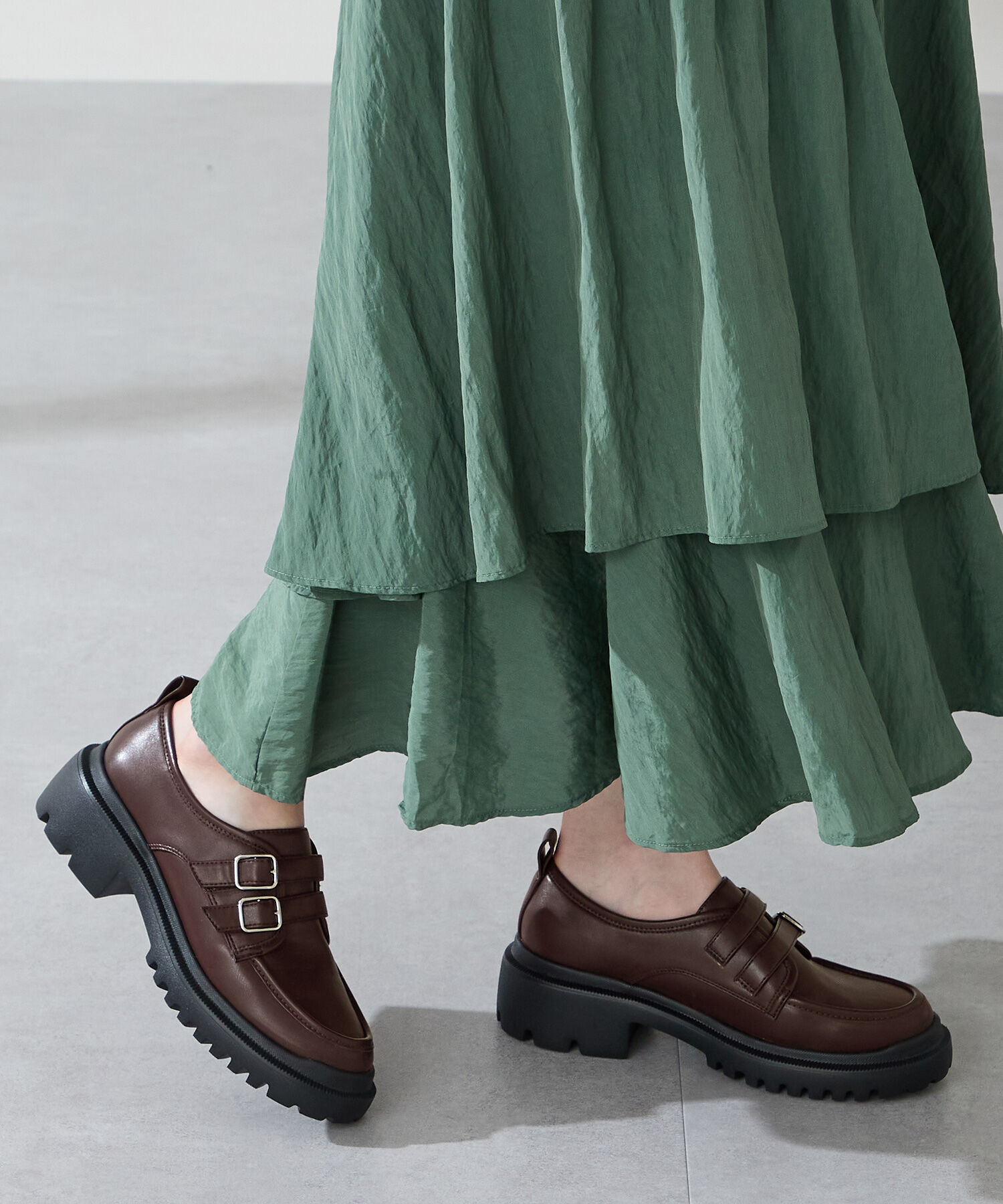 ORiental TRaffic「ダブルベルト厚底シューズ/51313」|スニーカー|