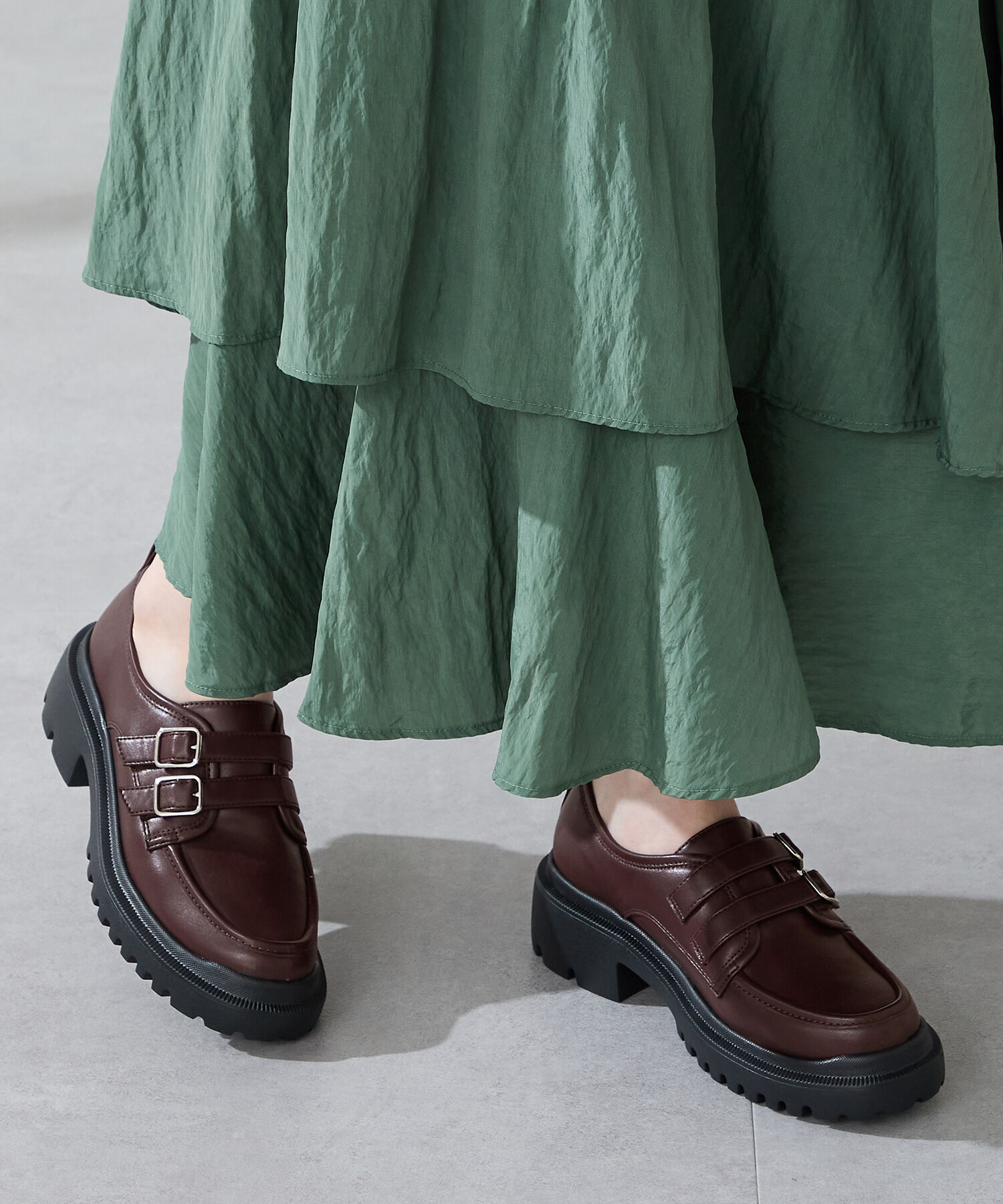 ORiental TRaffic「ダブルベルト厚底シューズ/51313」|スニーカー|