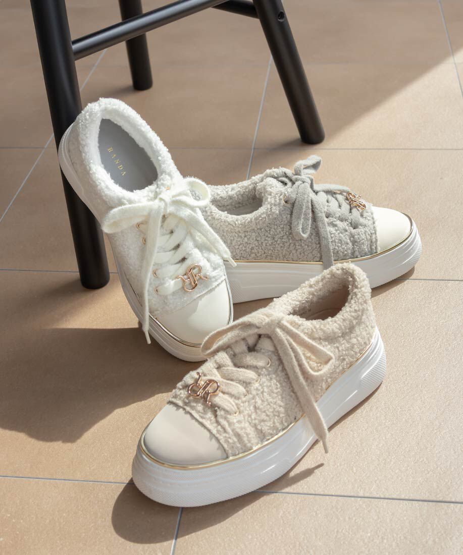  「2WAYモノグラムパーツボアスニーカー」|スニーカー|