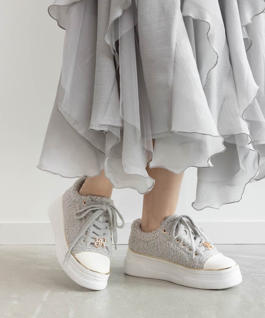  「2WAYモノグラムパーツボアスニーカー」|スニーカー|