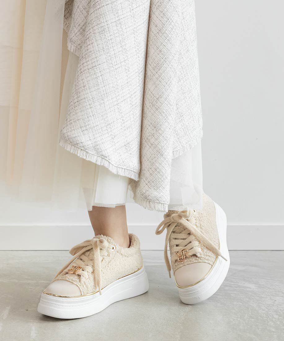  「2WAYモノグラムパーツボアスニーカー」|スニーカー|