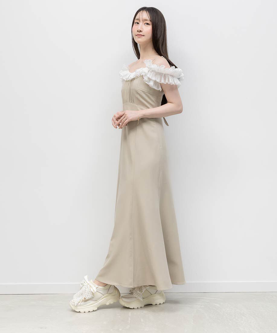  「2WAY スカーフリボンボリュームスニーカー」|スニーカー|