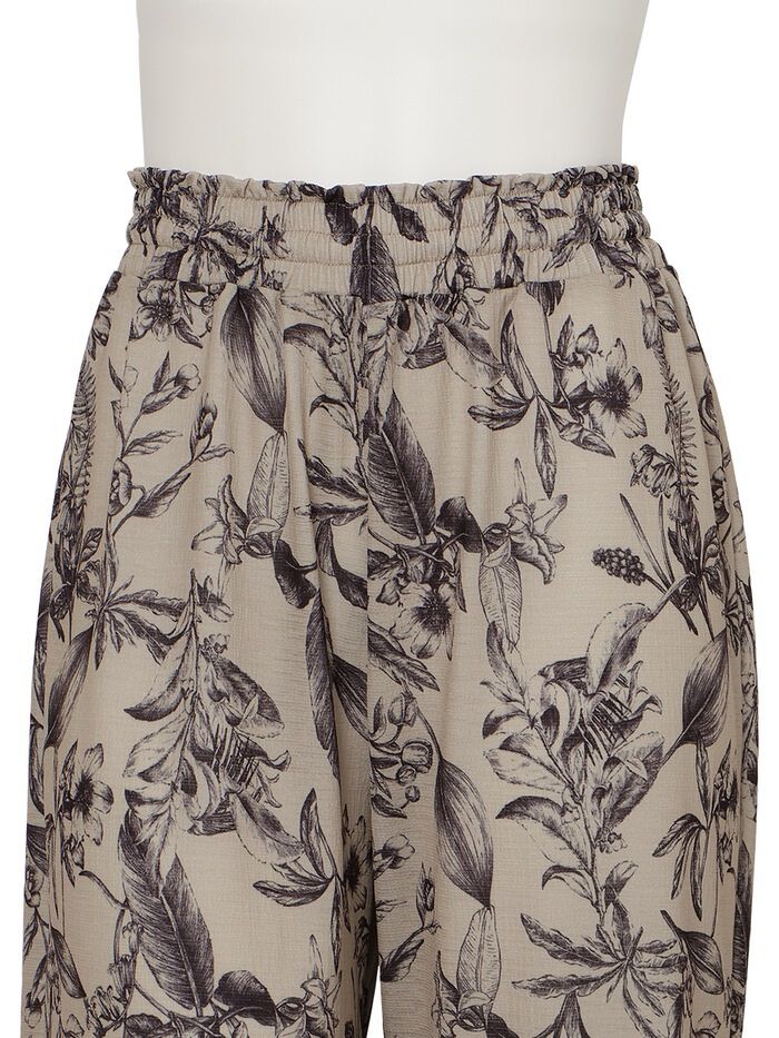 PEAK&PINE「【新作リゾートウェア】ハーバルボタニカル柄ロングパンツ」|ビキニ|