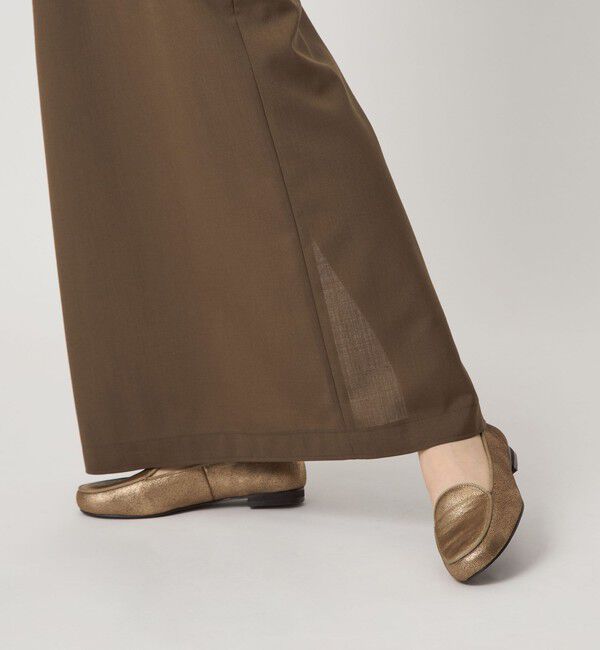 ODETTE E ODILE「ラウンドモカ フラット15&uarr;」|モカシン|