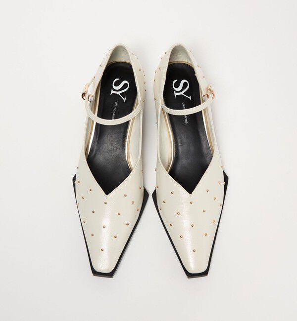 SY UNITED ARROWS「＜SY＞ ストラップドット パンプス40&uarr;」|パンプス|