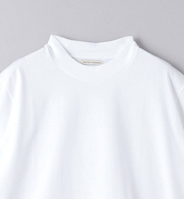 UNITED ARROWS「SARROWS/サローズ オーガニックコットン モックネック Tシャツ」|Tシャツ・カットソー|