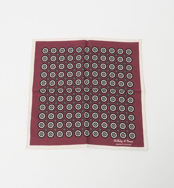 UNITED ARROWS「＜HOLLIDAY＆BROWN＞ コモン プリント ポケットチーフ」|ハンカチ|