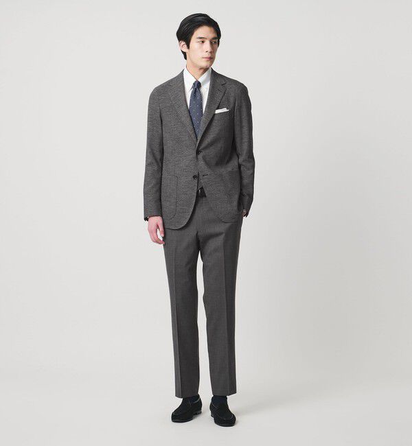 UNITED ARROWS「ソフト カラミ シングル 2ボタン テーラードジャケット COMFORT EASY‐MODEL　ヨコストレッチ」|テーラードジャケット|