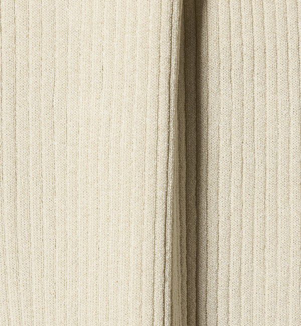 UNITED ARROWS「7分袖 シャツ コンビ ポロニット」|ニット・セーター|