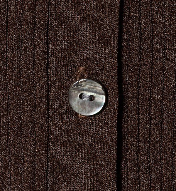 UNITED ARROWS「7分袖 シャツ コンビ ポロニット」|ニット・セーター|