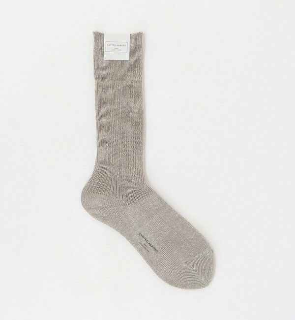 UNITED ARROWS「リブ ソックス」|ソックス|BEIGE