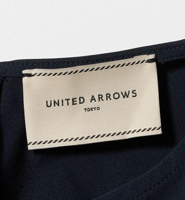 UNITED ARROWS「スカラップ フリル オールインワン パンツ ‐はっ水 UVカット 防しわ ウォッシャブル‐」|オールインワン|