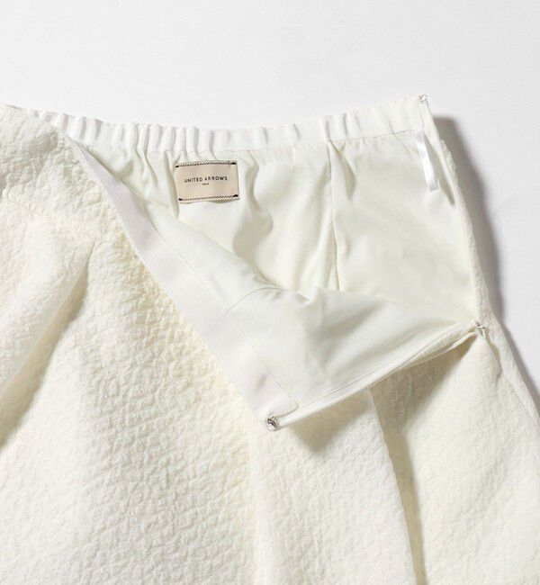 UNITED ARROWS「オーガンジー ジャガード フレアスカート ‐ウォッシャブル‐」|フレア|