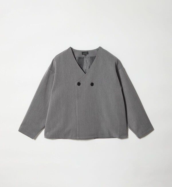 UNITED ARROWS green label relaxing「ノーカラージャケット + タックパンツ セット / キッズ 140cm-160cm」|テーラードジャケット|