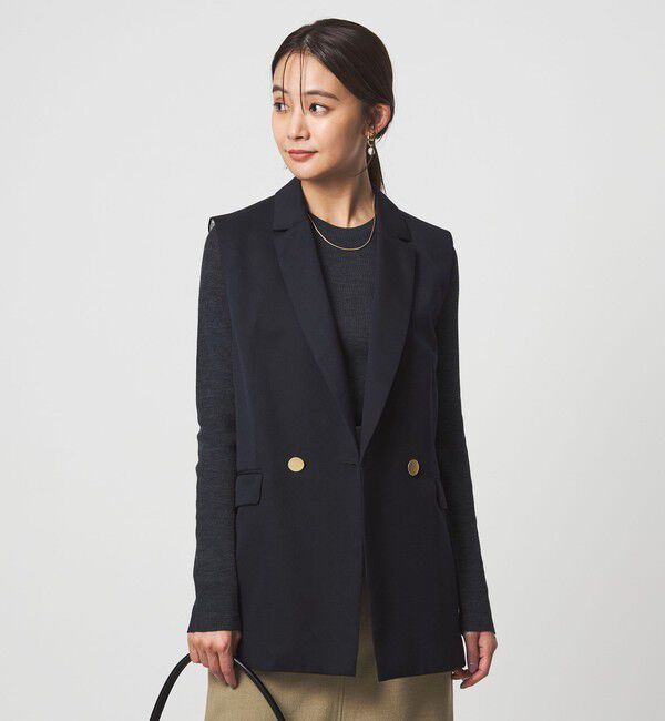 UNITED ARROWS green label relaxing「Greed グリード テーラード ジレ ウォッシャブル」|ベスト・ジレ|