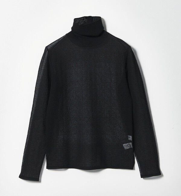 UNITED ARROWS green label relaxing「＜SEASONAL COLLECTION＞ハイゲージ シアー タートル プルオーバー ウォッシャブル」|ニット・セーター|