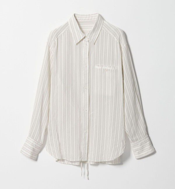 UNITED ARROWS green label relaxing「＜SEASONAL COLLECTION＞ストライプ シアー シャツ」|シャツ・ブラウス|