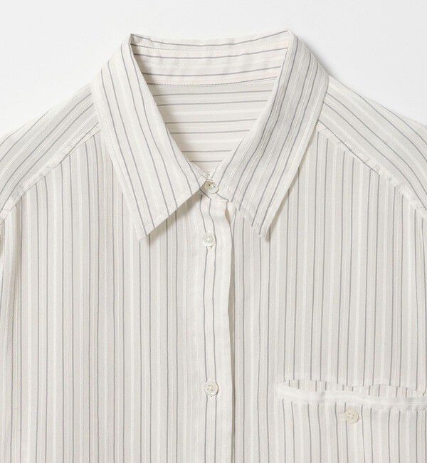 UNITED ARROWS green label relaxing「＜SEASONAL COLLECTION＞ストライプ シアー シャツ」|シャツ・ブラウス|