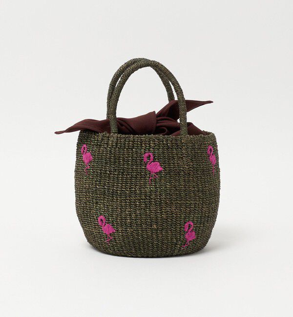 EMMEL REFINES「＜The Bagmati＞シシュウ カゴバッグ＜ Select by EMMEL REFINES ＞」|かごバッグ|