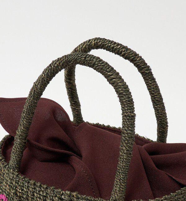 EMMEL REFINES「＜The Bagmati＞シシュウ カゴバッグ＜ Select by EMMEL REFINES ＞」|かごバッグ|