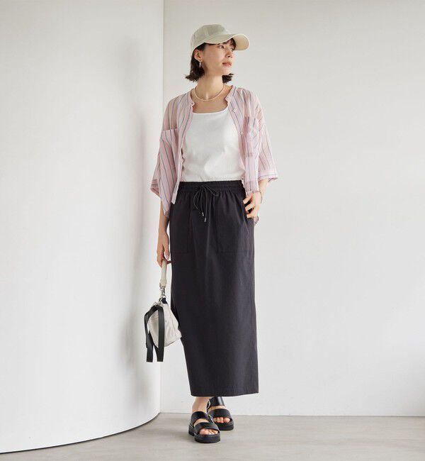 UNITED ARROWS green label relaxing「デコルテタンクトップ / カップインナー」|タンクトップ|