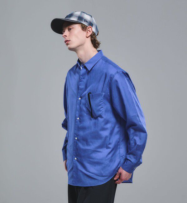 UNITED ARROWS green label relaxing「ラミー ミックス ジャストルーズ 長袖 シャツ」|シャツ・ブラウス|