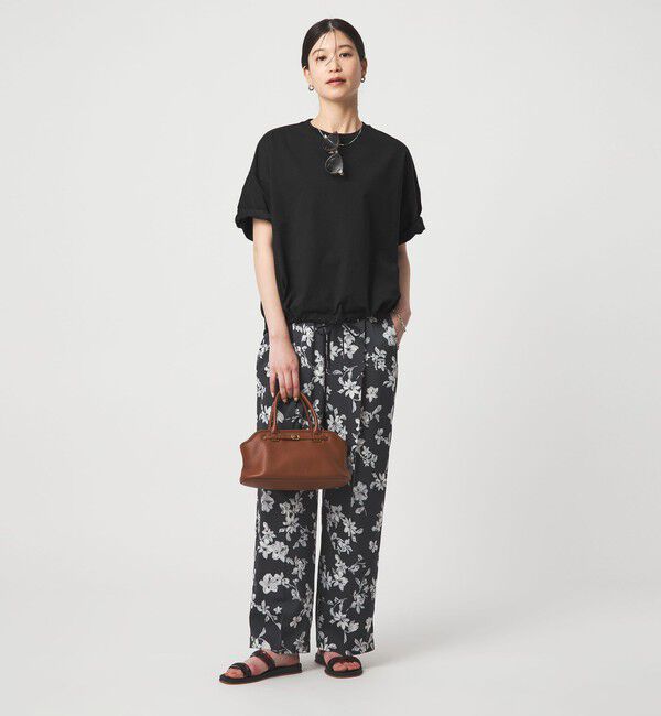 UNITED ARROWS green label relaxing「【WEB限定】＜at ease＞ドロスト カットソー 接触冷感 UVカット 遮熱」|Tシャツ・カットソー|