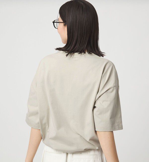 UNITED ARROWS green label relaxing「【WEB限定】＜at ease＞ドロスト カットソー 接触冷感 UVカット 遮熱」|Tシャツ・カットソー|