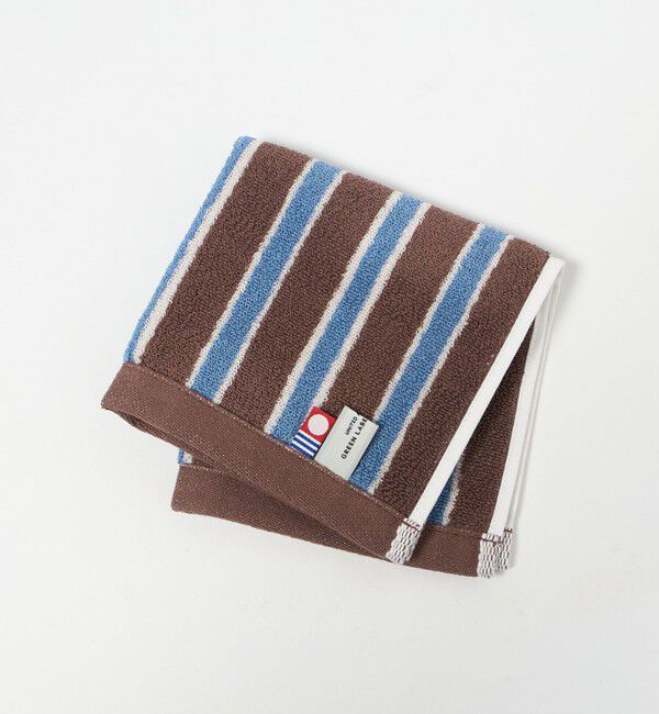 UNITED ARROWS green label relaxing「ストライプ タオルハンカチ」|バンダナ・スカーフ|DK.BROWN