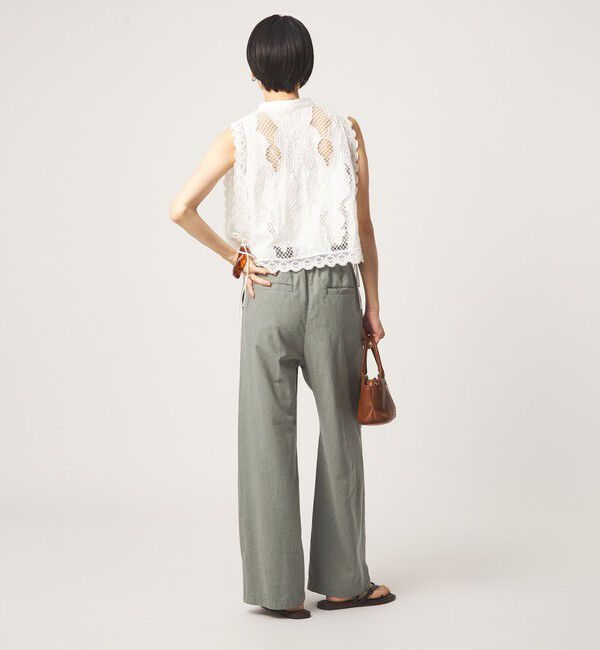 UNITED ARROWS green label relaxing「［size SHORT/TALLあり］BREEZE LINEN ブリーズリネン ワイド パンツ」|その他|