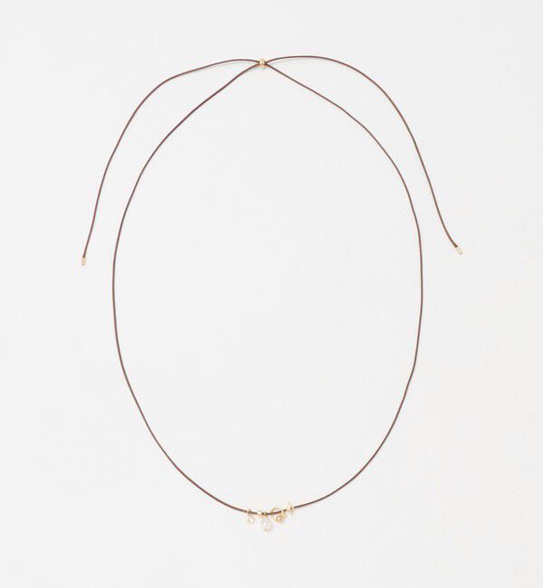 UNITED ARROWS green label relaxing「コード＆チャーム ミックス ネックレス」|ネックレス|