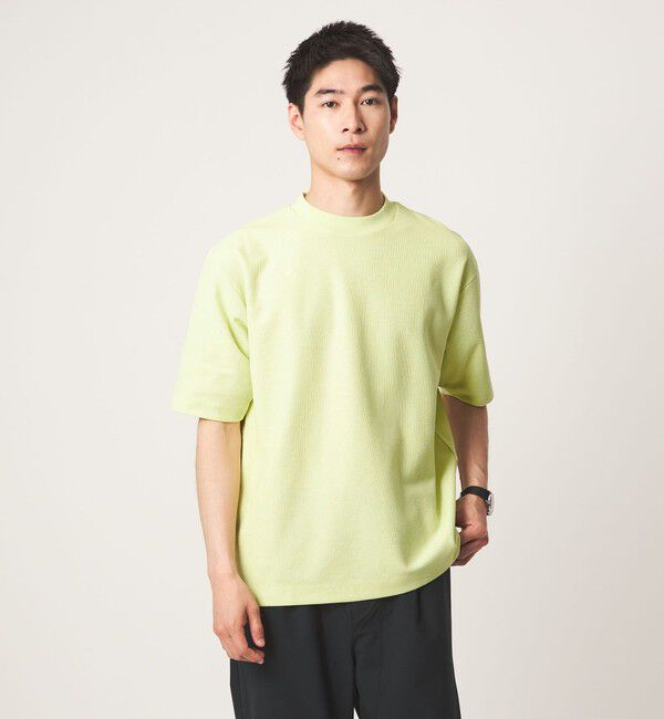 UNITED ARROWS green label relaxing「GIZA ハニカム クルーネック 半袖 Tシャツ」|Tシャツ・カットソー|